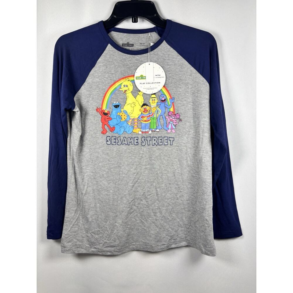 Little Sleepies Sesame Street Long Sleeve Shirt Adult Small